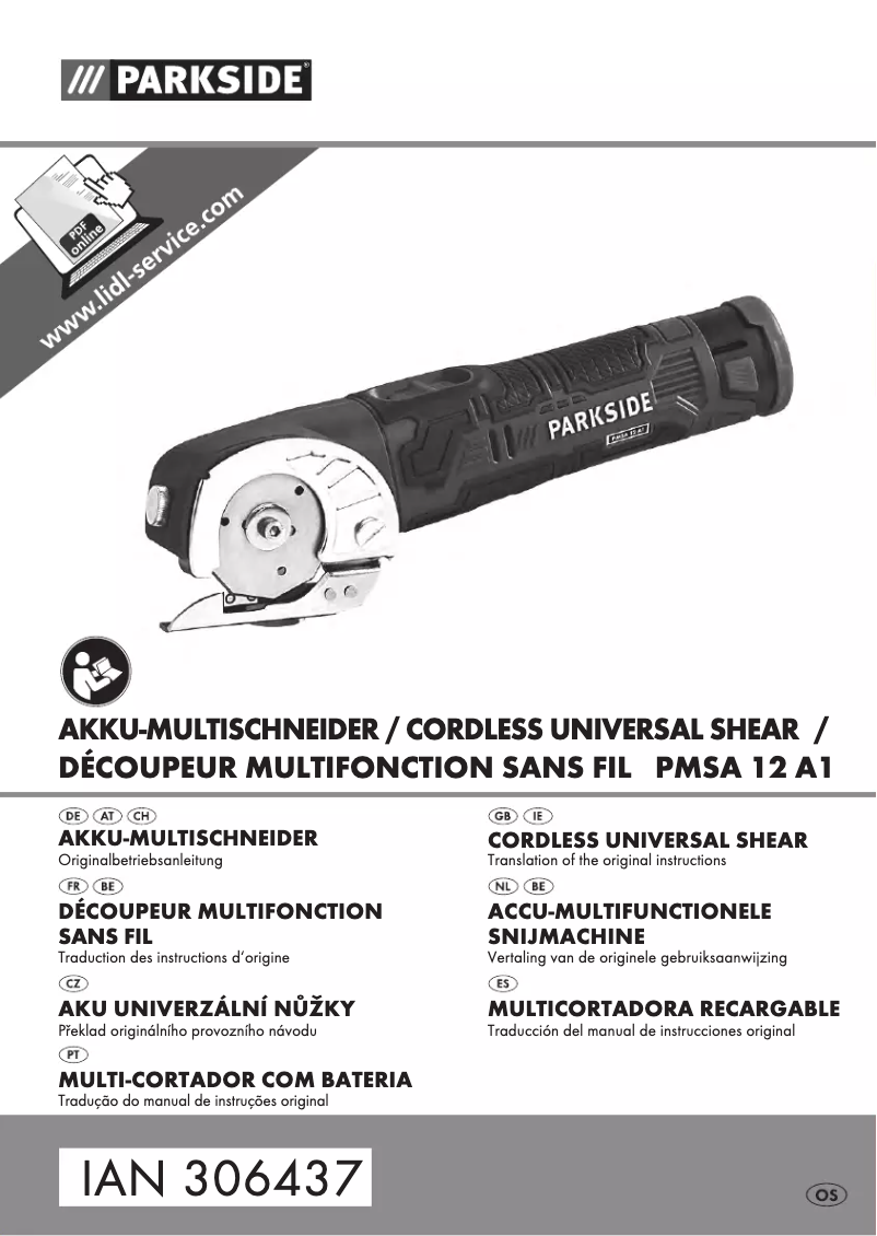 Image de la première page du manuel de l'appareil PMSA 12 A1