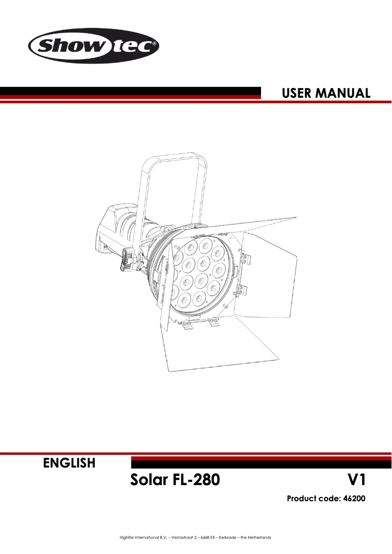 Image de la première page du manuel de l'appareil Solar FL-280