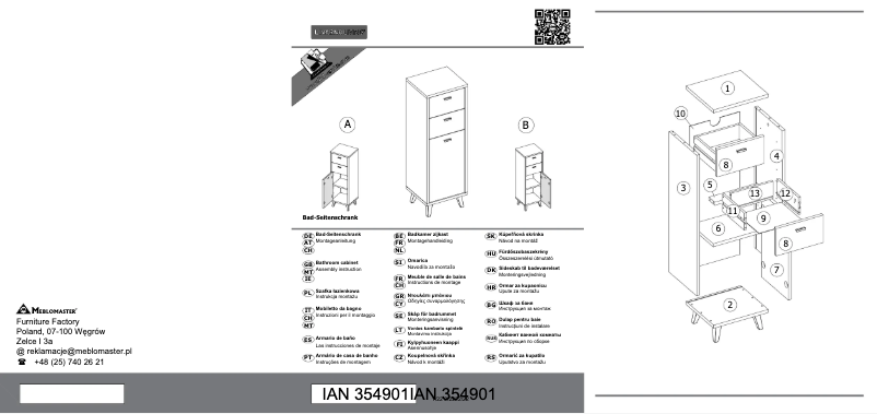 Image de la première page du manuel de l'appareil IAN 354901