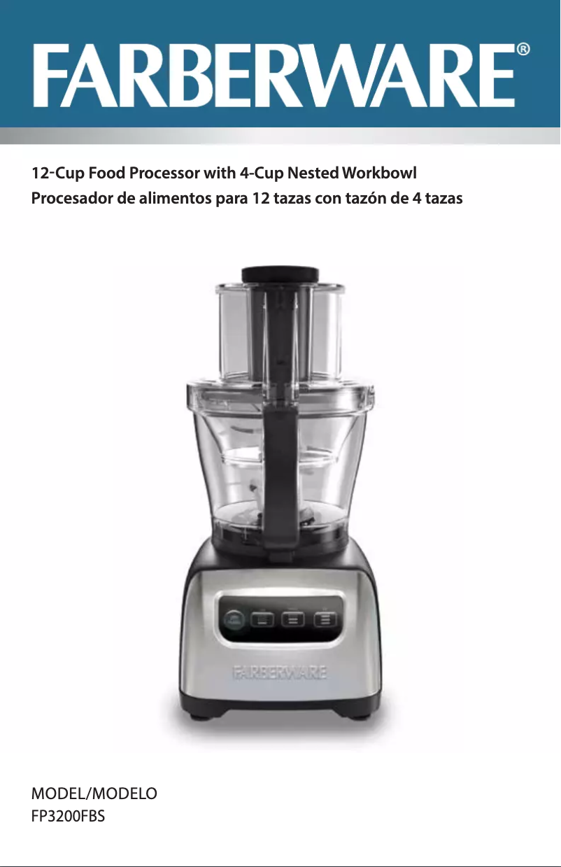 Página 1 del manual Manual de usuario Farberware FP3200FBS
