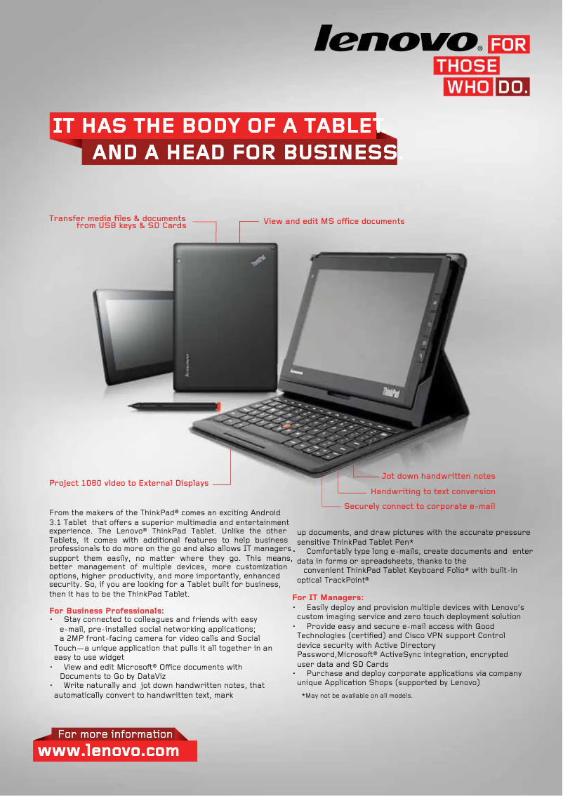 Page 1 de la notice Manuel utilisateur Lenovo ThinkPad 18386