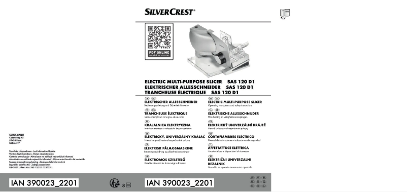 Page 1 de la notice Manuel utilisateur SilverCrest RAP11ST