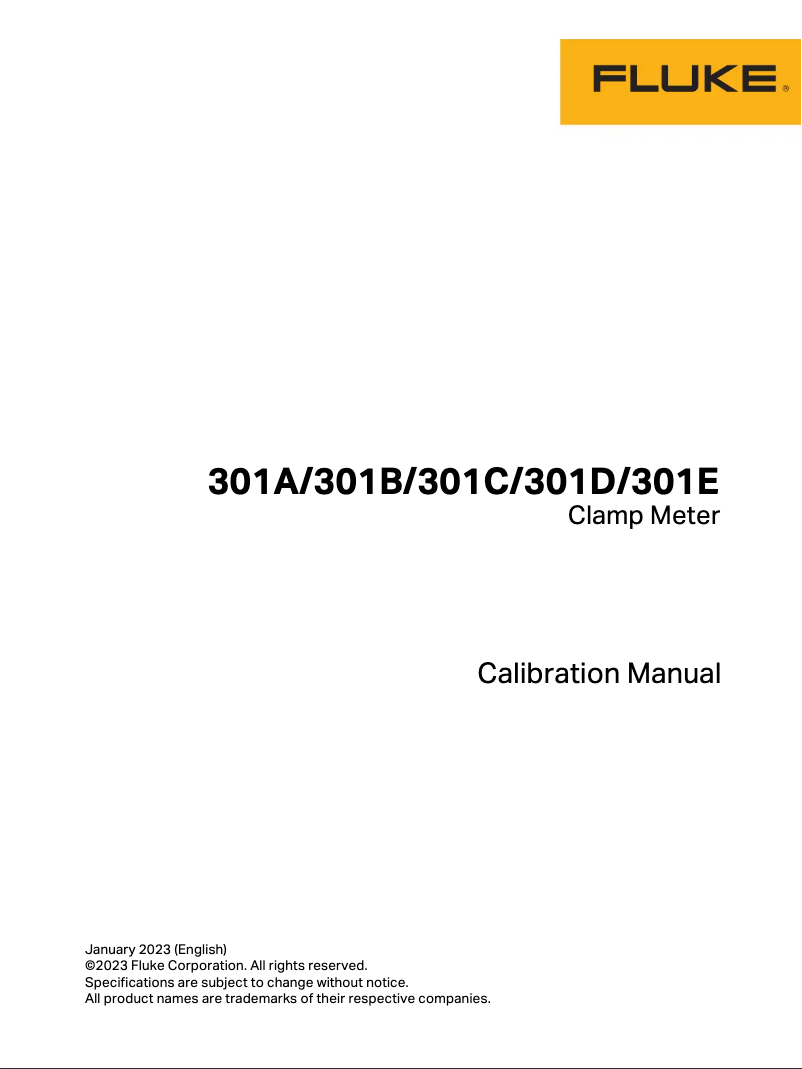 Imagen de la primera página del manual del dispositivo 301A