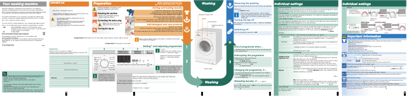 Page 1 de la notice Manuel d'utilisation et d'entretien Siemens WM16E463DN