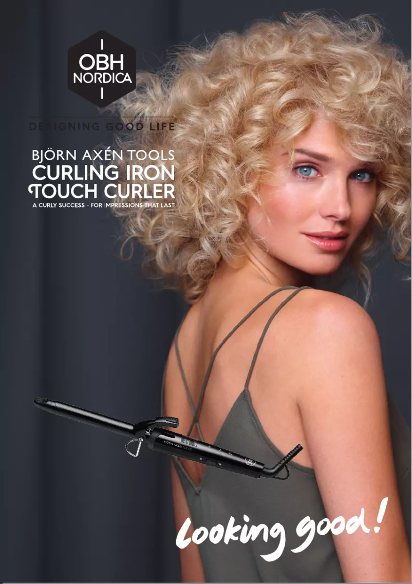 Page n°1 - Manuel utilisateur OBH Nordica Björn Axén Touch Conical Curler 3112