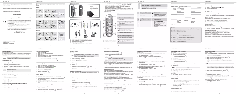 Page n°1 - Manuel utilisateur Sagemcom D271