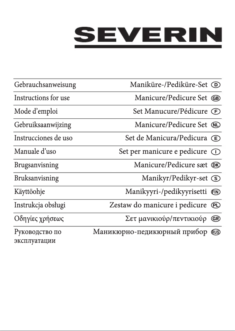 Page 1 de la notice Manuel utilisateur Severin HG 7713