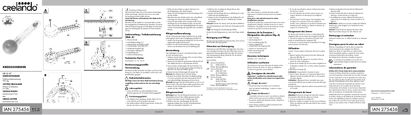 Página 1 del manual Manual de usuario Crelando IAN 275456