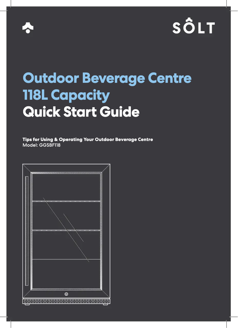 Page 1 de la notice Guide de démarrage rapide Sôlt GGSBF118