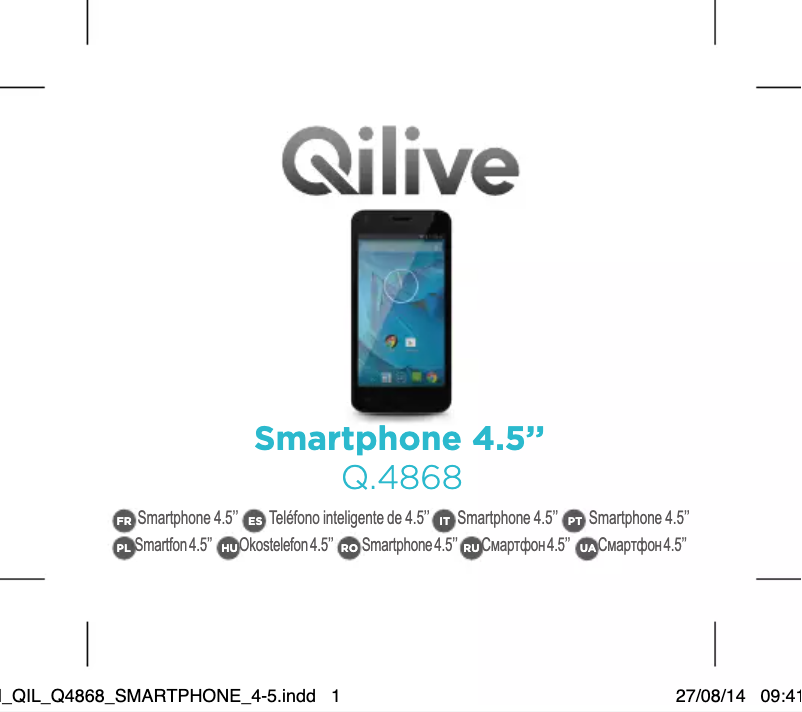 Page 1 de la notice Manuel utilisateur Qilive Q.4868