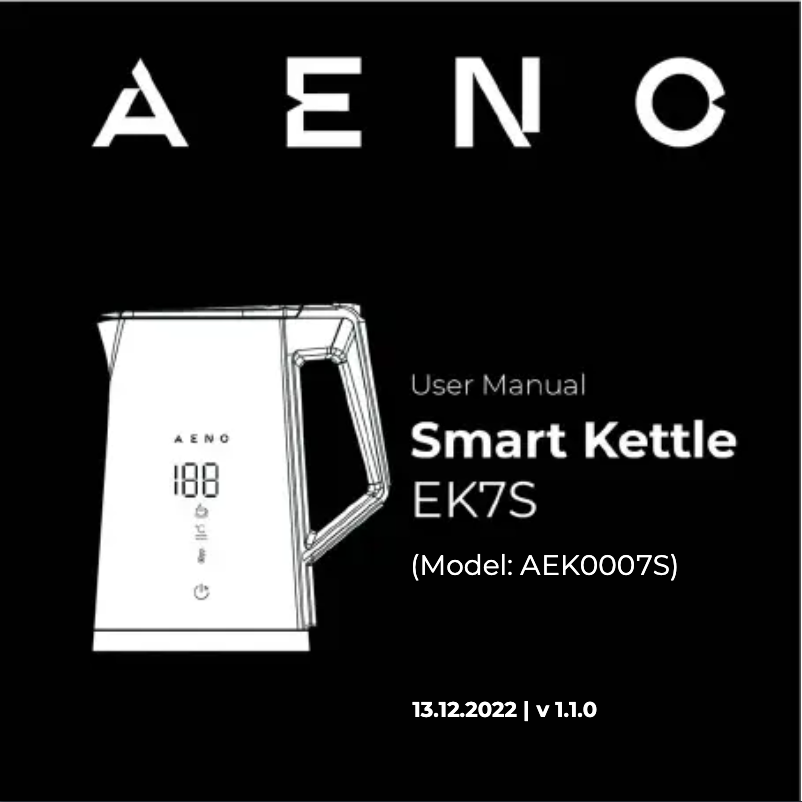 Page n°1 - Manuel utilisateur AENO AEK0007S