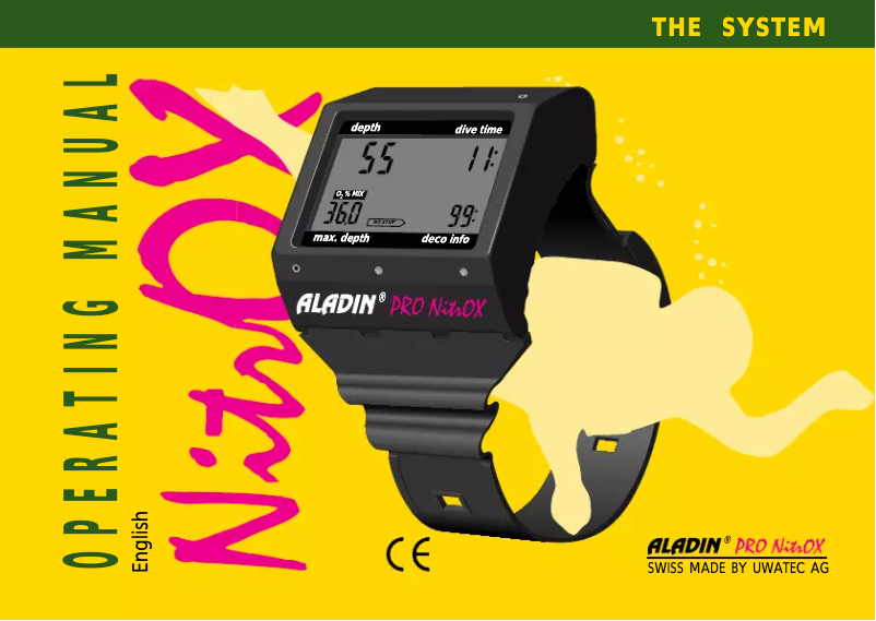 Página 1 del manual Manual de usuario Uwatec Aladin Pro Nitrox