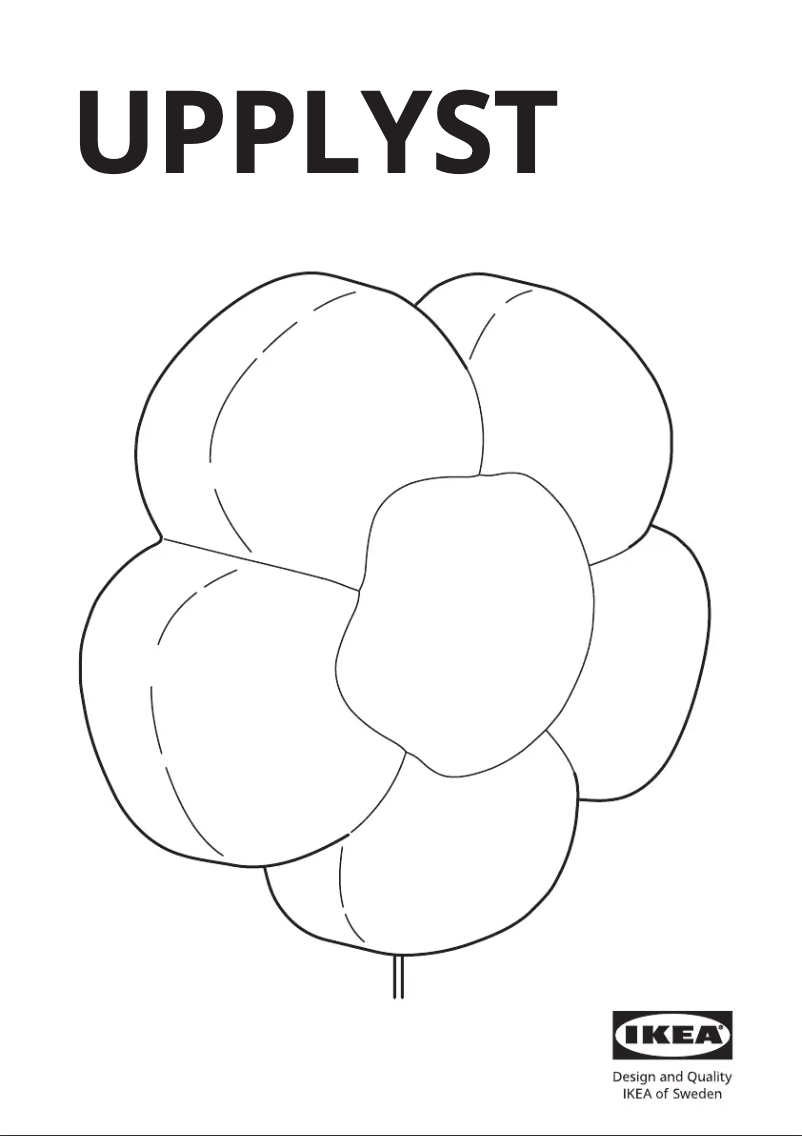 Page 1 de la notice Manuel utilisateur Ikea UPPLYST 004.403.39