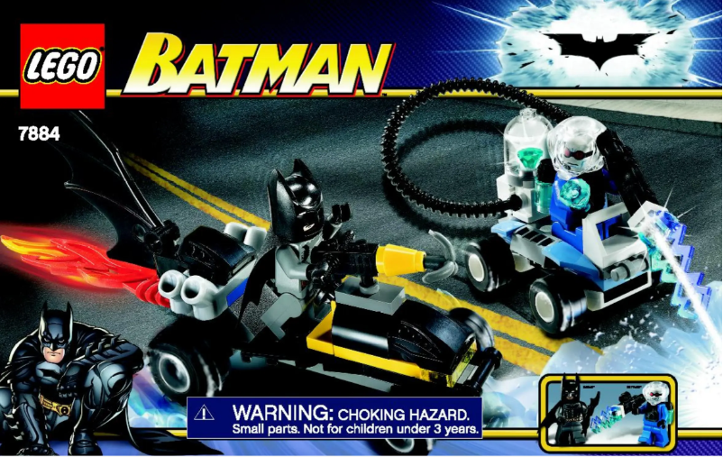Page 1 de la notice Manuel utilisateur Lego Batman's Buggy: The Escape of Mr. Freeze