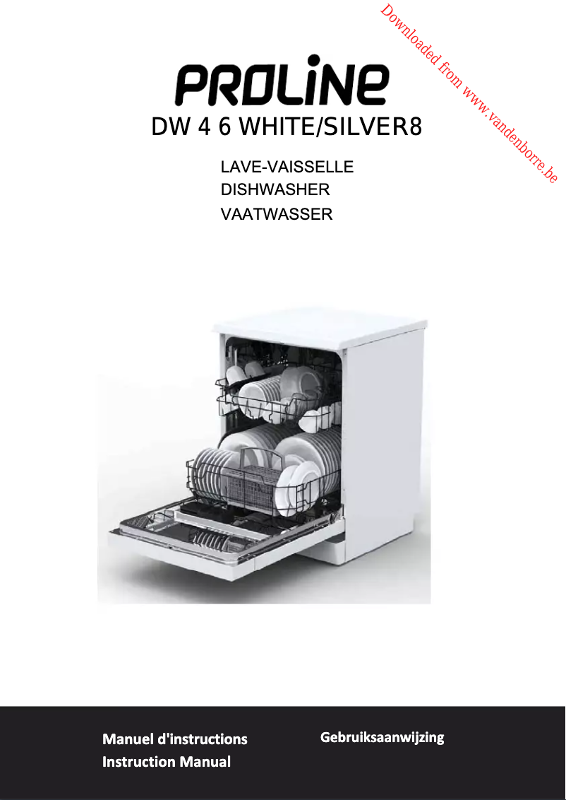 Page 1 de la notice Manuel utilisateur Proline DW 486SL