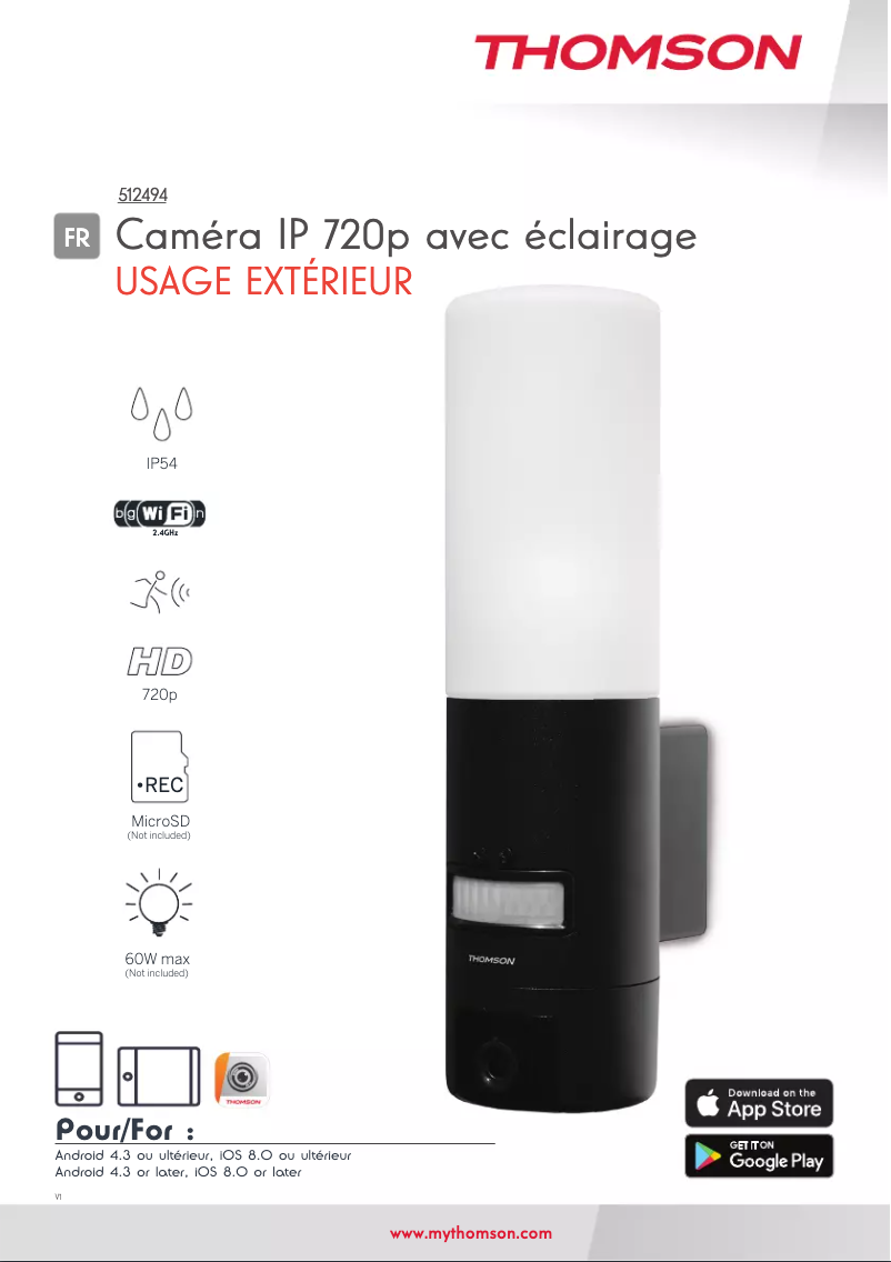 Image de la première page du manuel de l'appareil 512494