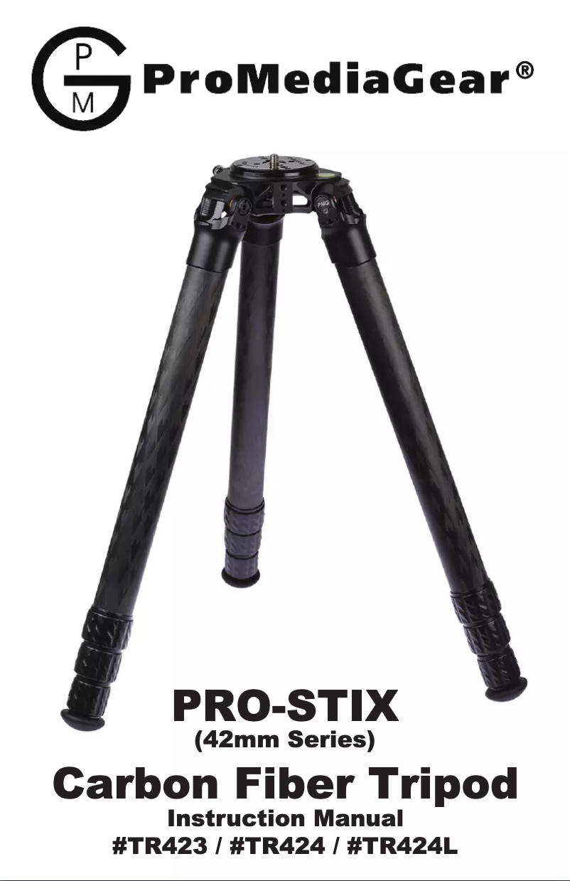 Page n°1 - Manuel utilisateur ProMediaGear TR424