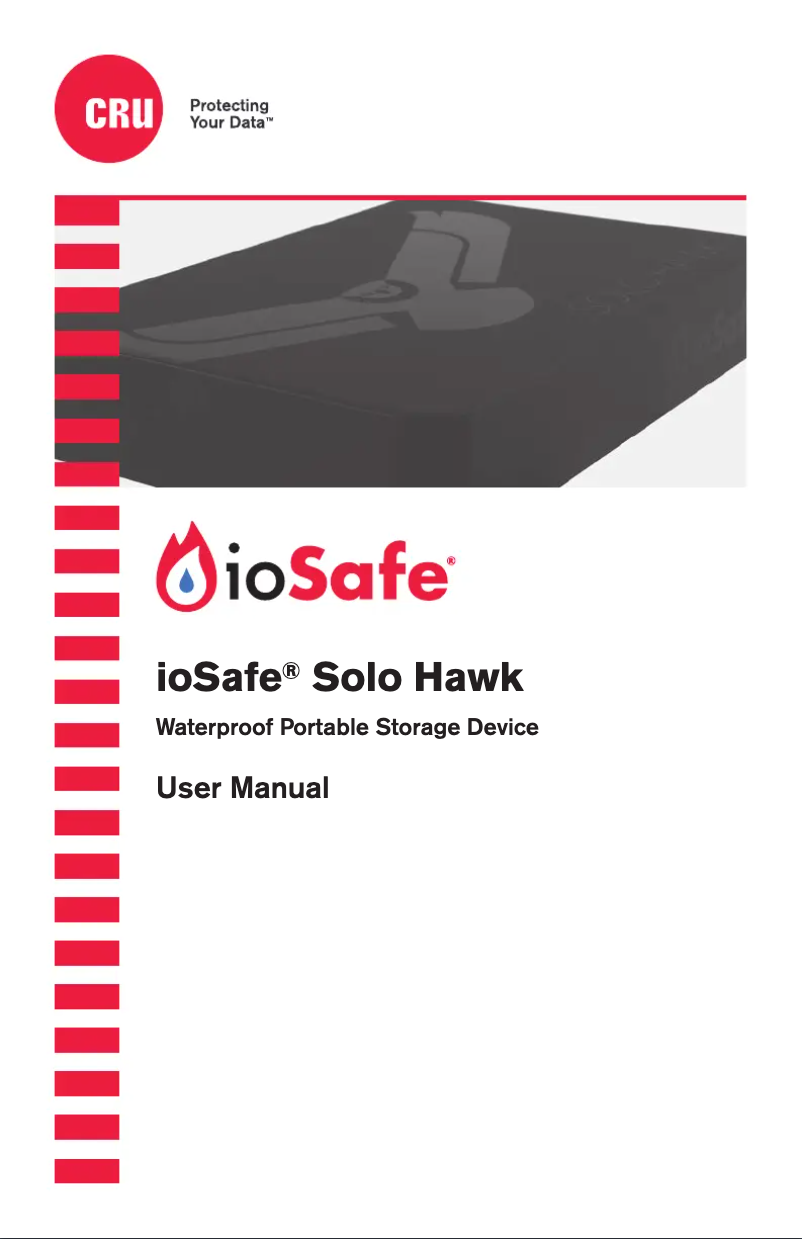 Página 1 del manual Manual de usuario ioSafe Solo Hawk