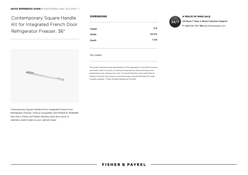 Image de la première page du manuel de l'appareil AHD3-RS36A