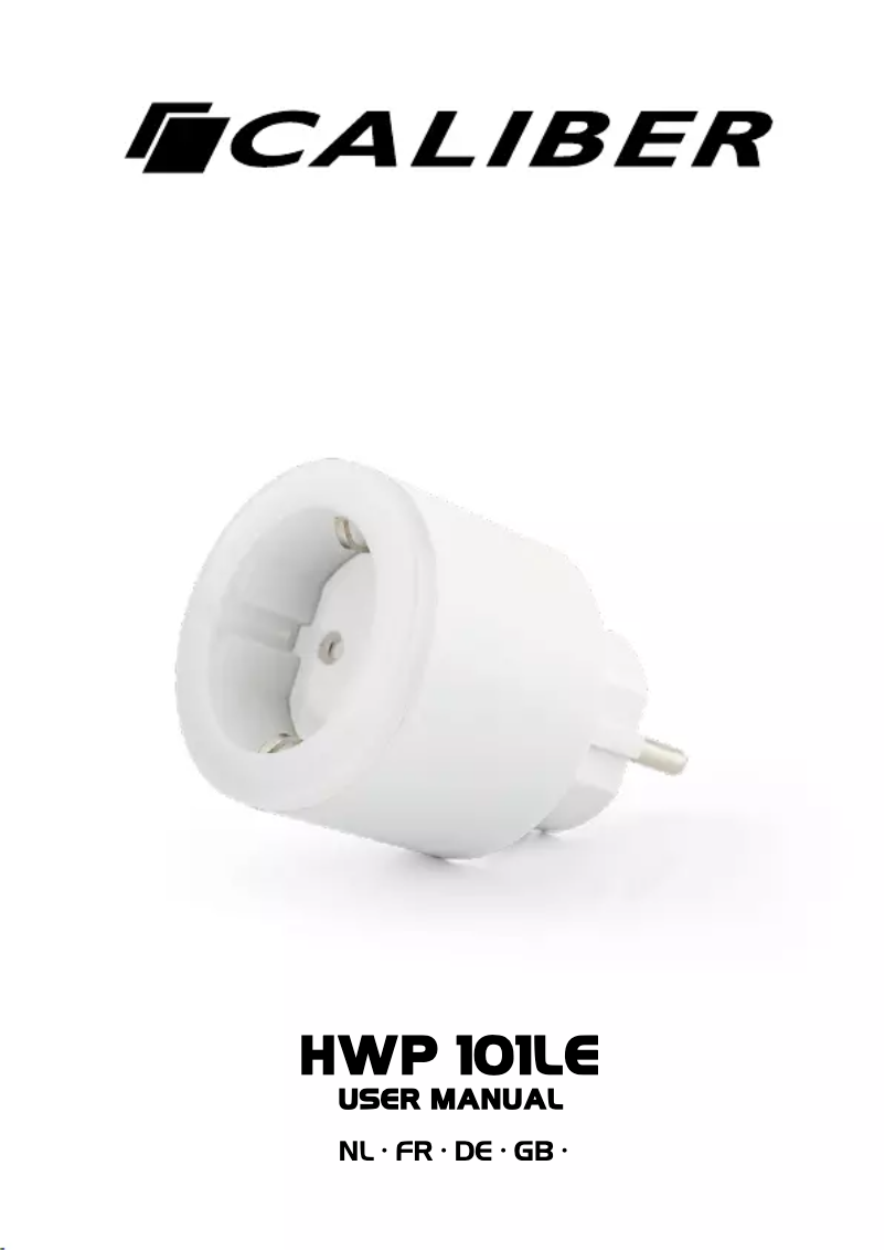 Página 1 del manual Manual de usuario Caliber HWP 101LE