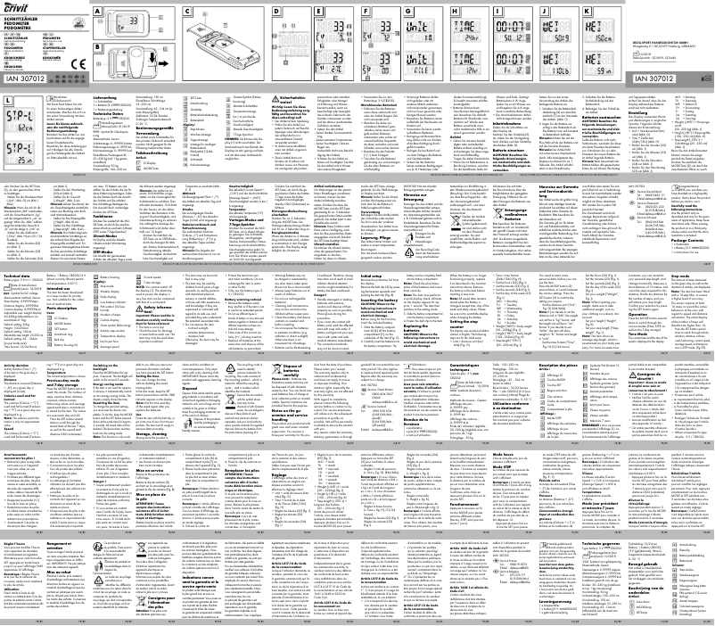 Página 1 del manual Manual de usuario Crivit SZ-5659