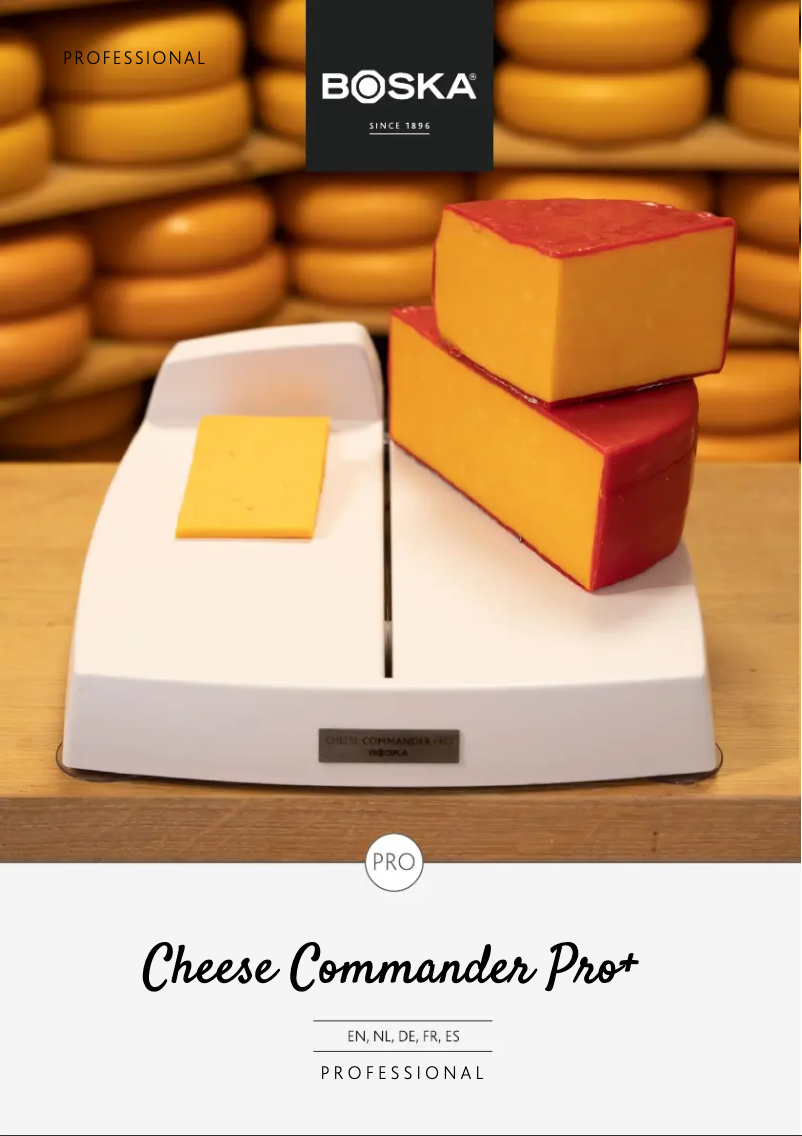 Page 1 de la notice Manuel utilisateur Boska Cheese Commander Pro