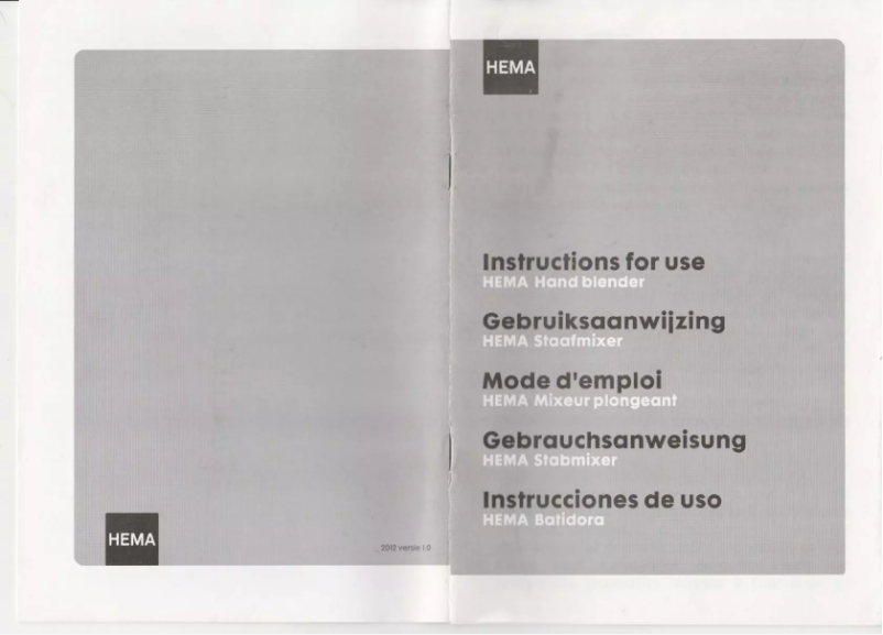 Page 1 de la notice Manuel utilisateur Hema 80.00.7053