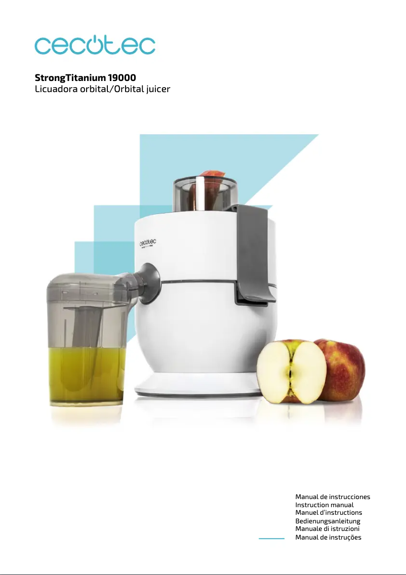 Page n°1 - Manuel utilisateur Cecotec StrongTitanium 19000
