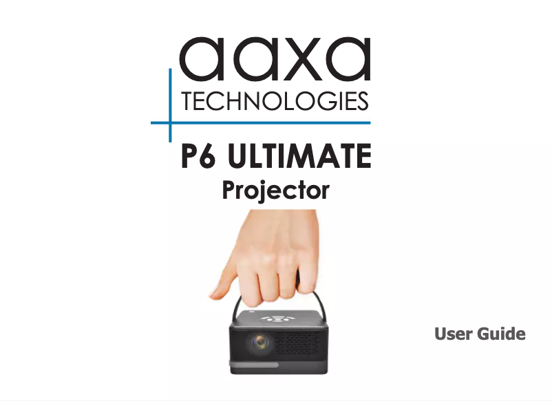 Page n°1 - Manuel utilisateur AAXA Technologies P6 Ultimate