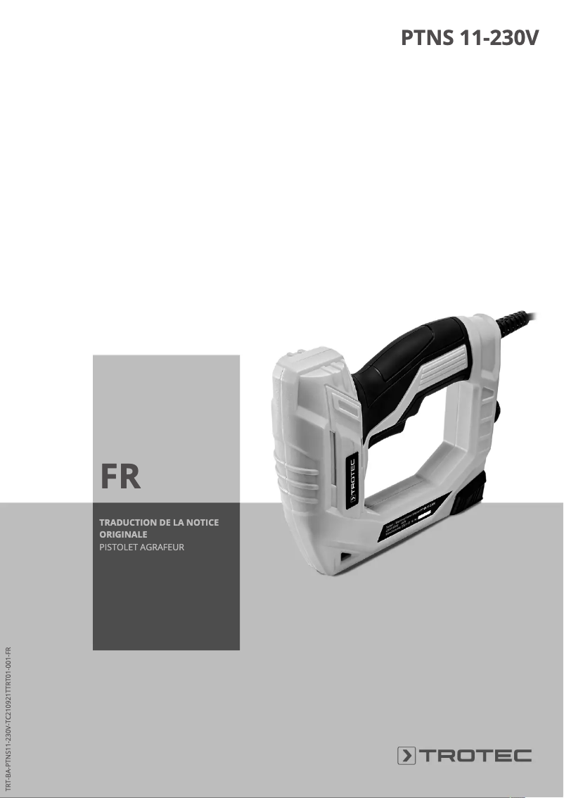 Image de la première page du manuel de l'appareil PTNS 11-230V