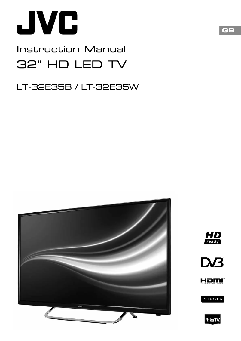 Page n°1 - Manuel utilisateur JVC LT-32E35W