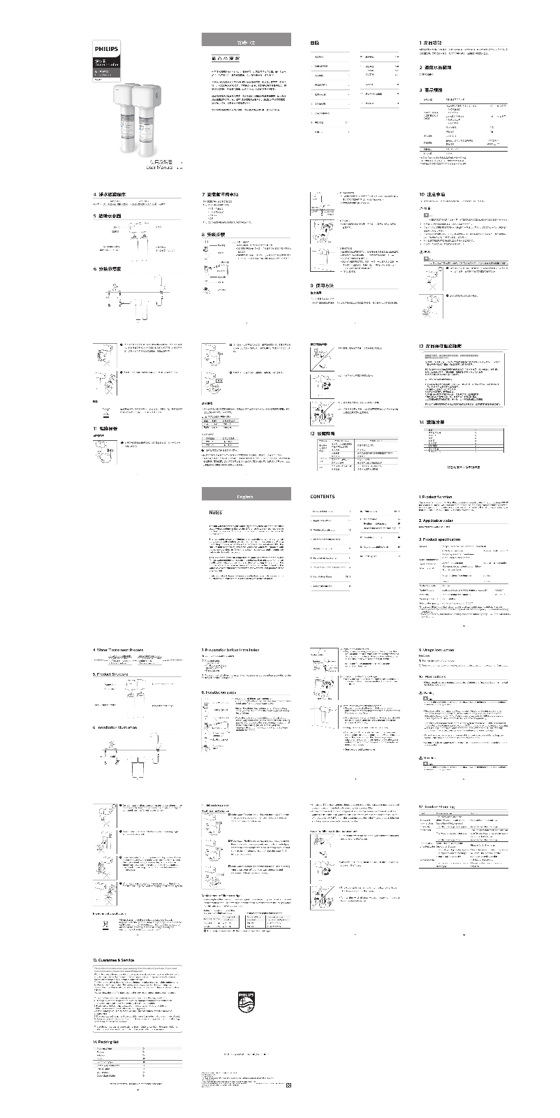Image de la première page du manuel de l'appareil WP4111