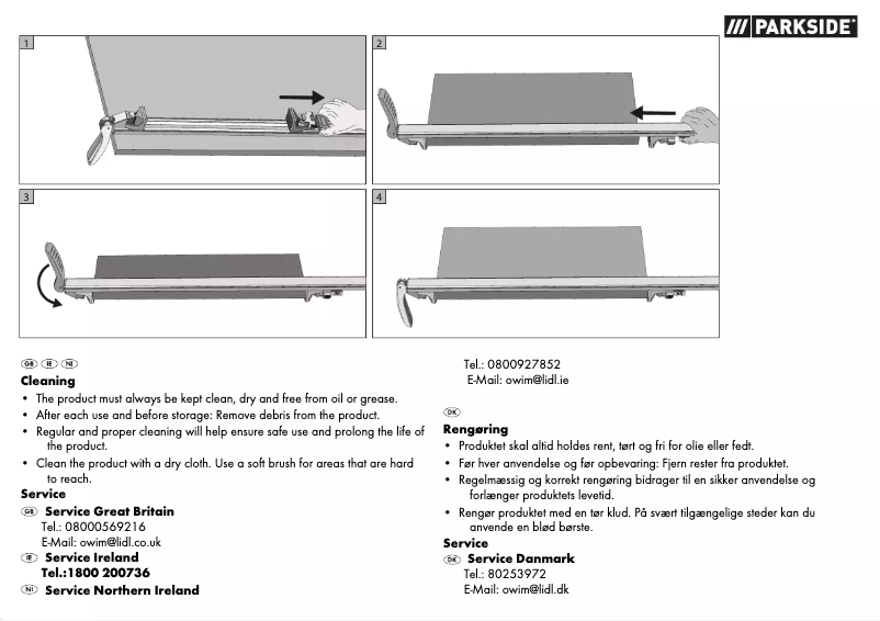 Page 1 de la notice Manuel utilisateur Parkside PSS 1 C2