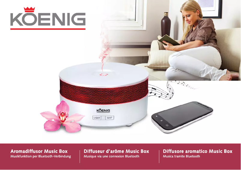 Page 1 de la notice Manuel utilisateur Koenig Music Box B05219