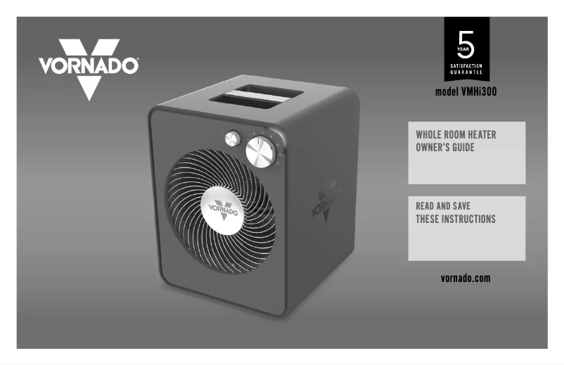 Page 1 de la notice Manuel utilisateur Vornado VMHi300