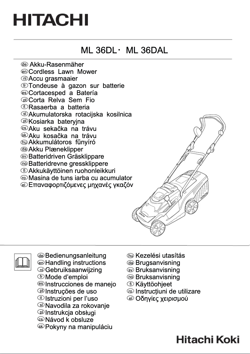 Page 1 de la notice Manuel utilisateur Hitachi ML 36DL