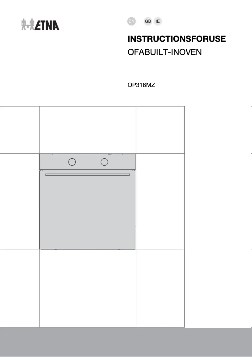 Image de la première page du manuel de l'appareil OP316MZ