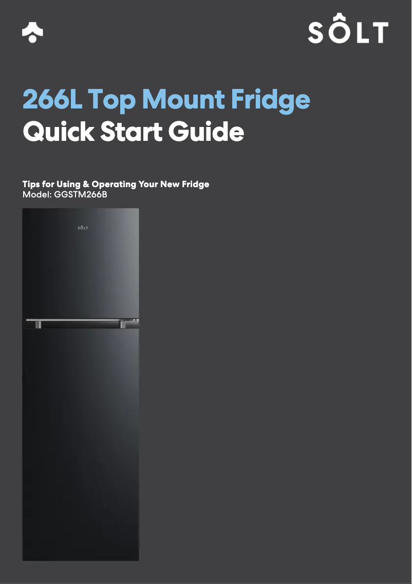 Página 1 del manual Guía de inicio rápido Sôlt GGSTM266B