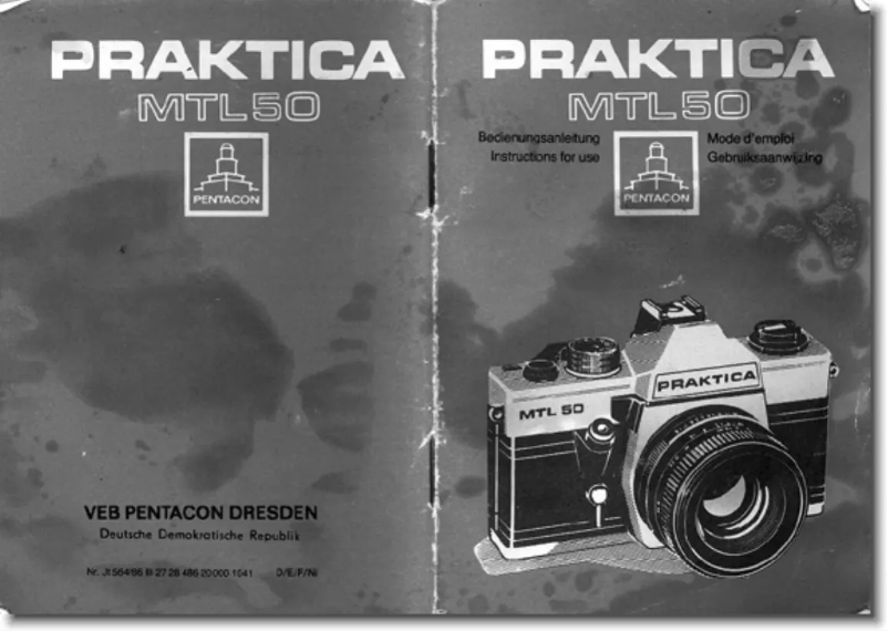 Image de la première page du manuel de l'appareil MTL-50