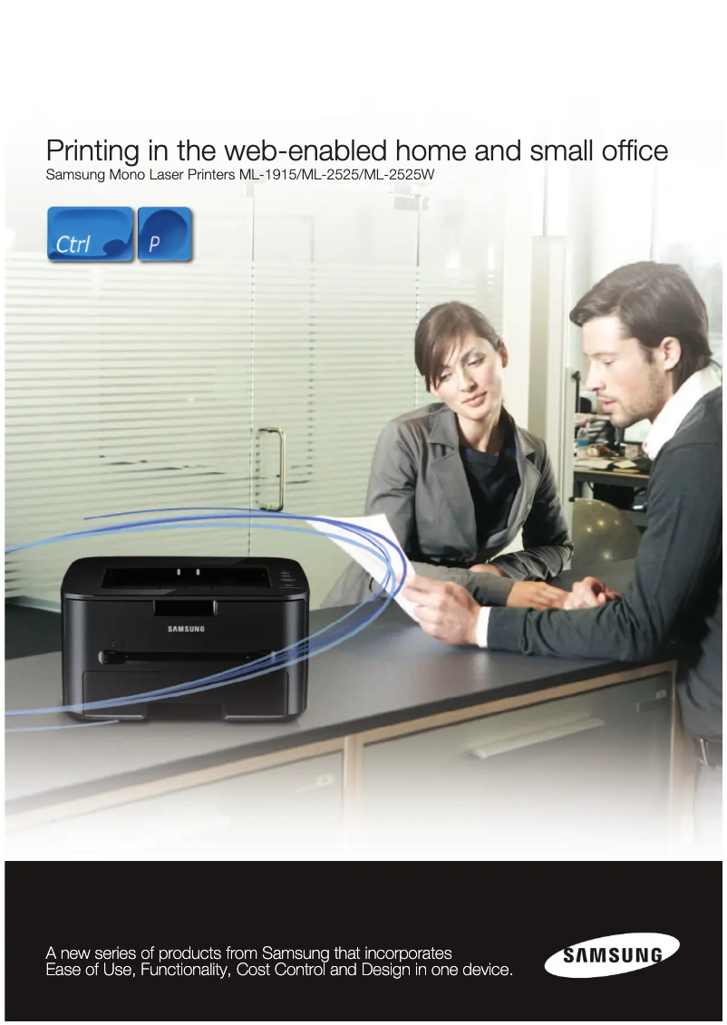 Page 1 de la notice Manuel utilisateur Samsung ML-2525W