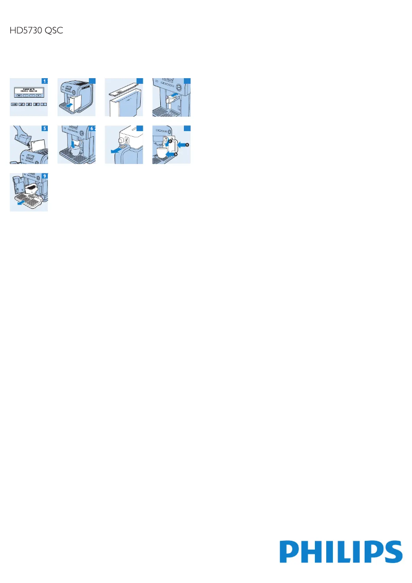 Page n°1 - Manuel utilisateur Philips HD5730