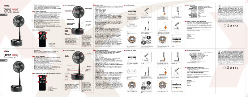 Image de la première page du manuel de l'appareil Aero Pro