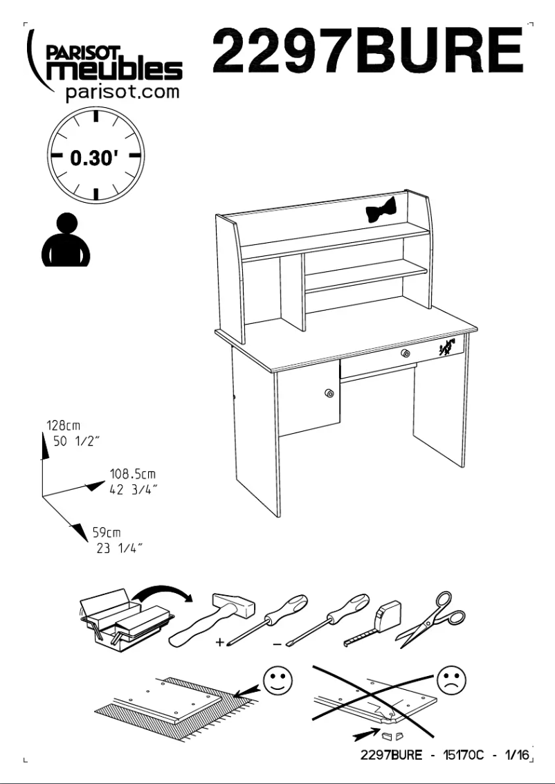 Page n°1 - Manuel utilisateur Parisot Lovely Light 2297BURE