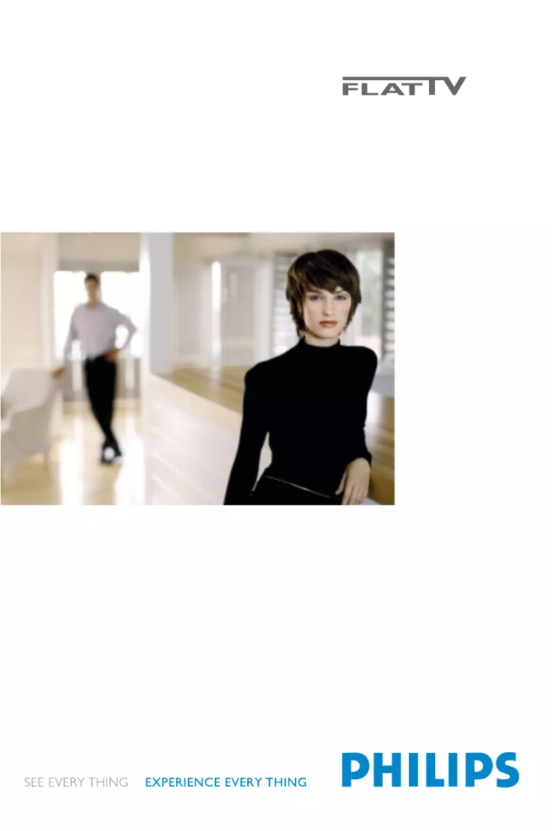 Imagen de la primera página del manual del dispositivo Matchline 37PF9986