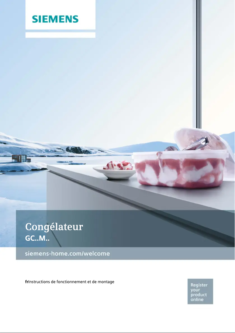 Page 1 de la notice Manuel utilisateur Siemens GC23MVW20N