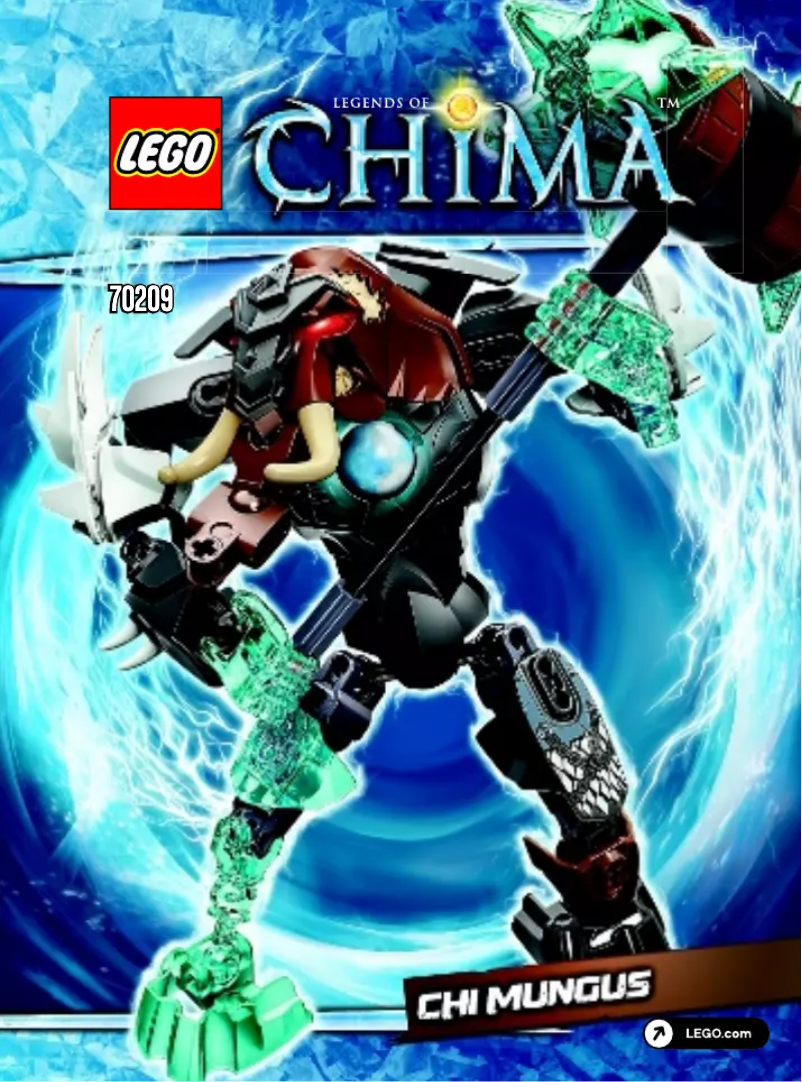 Page 1 de la notice Manuel utilisateur Lego Legends of Chima CHI Mungus