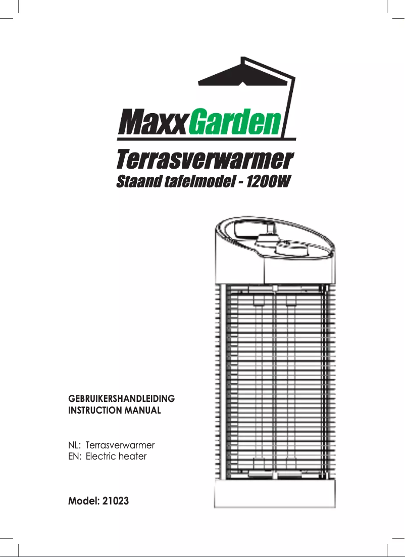 Page n°1 - Manuel utilisateur MaxxGarden 21023