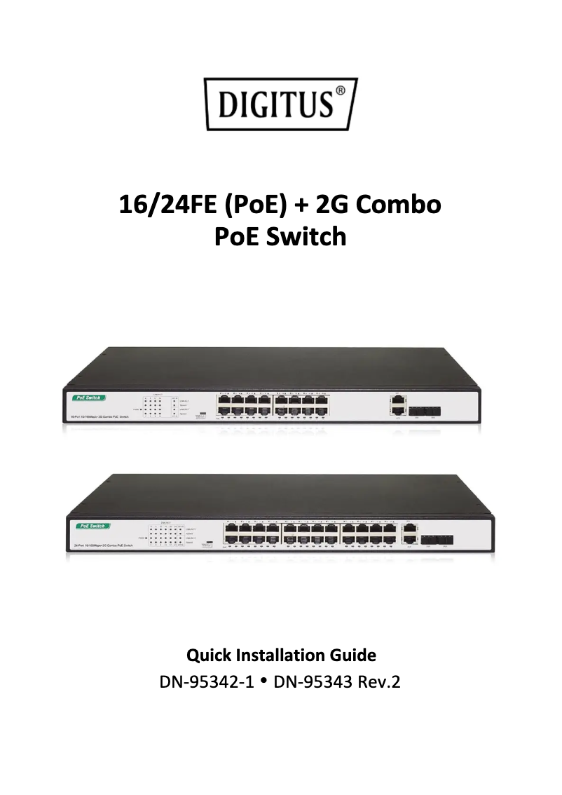 Page n°1 - Fiche technique Digitus DN-95343