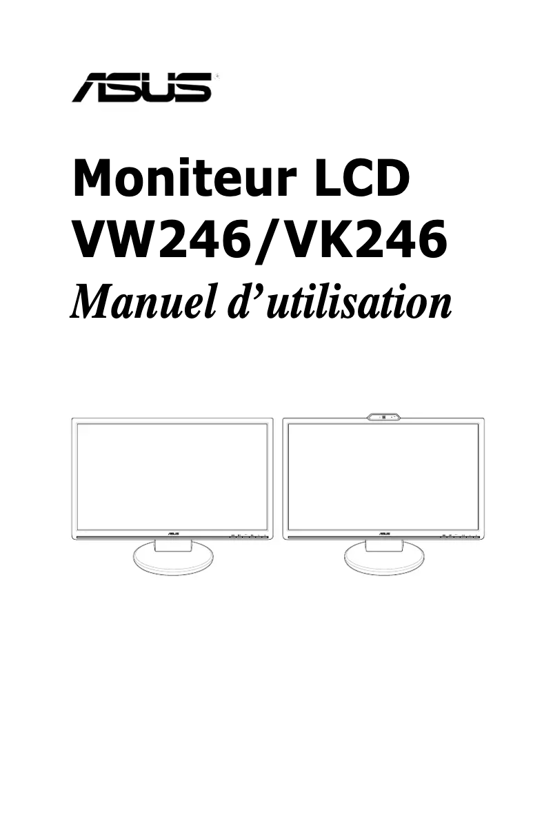 Image de la première page du manuel de l'appareil VK246H
