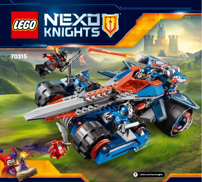 Image de la première page du manuel de l'appareil Nexo Knights 70315